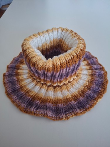 Schal halssocke handgestrickt - schal,,