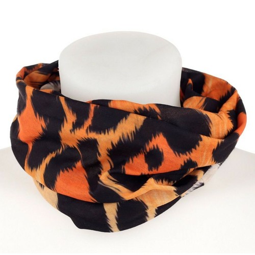 Loop schal sommer leopard - loop-schal,
