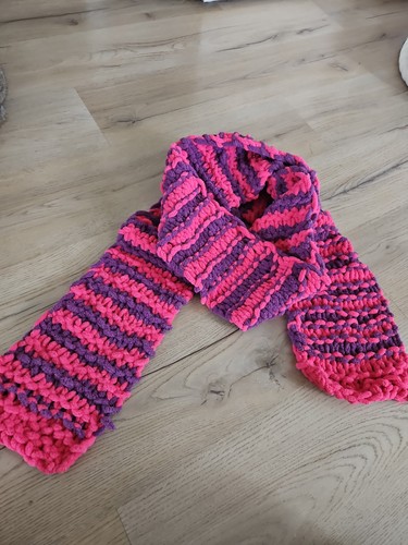 Schal selbstgestrickt - schal,