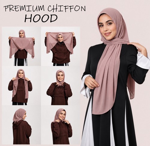 Hoody hijab mit passendem - hoody-hijab,