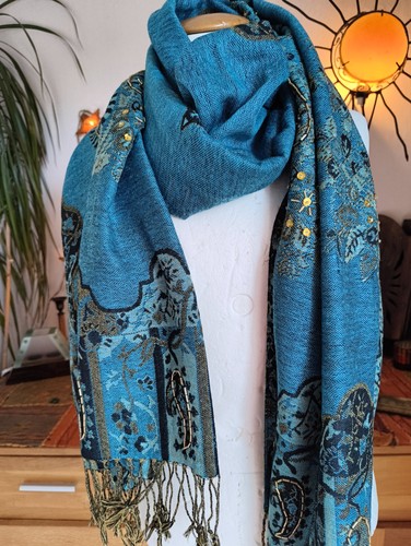 Pashima schal mit pailletten - pashima,