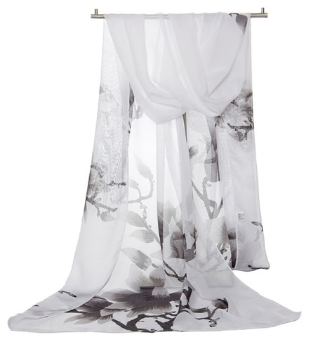 Chiffon schal stola tuch - chiffon,