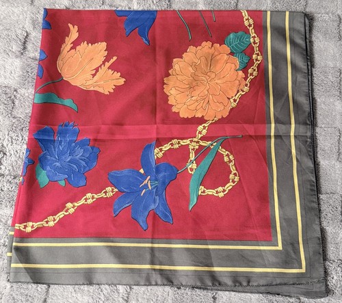 Vintage schal 80x80 - -,