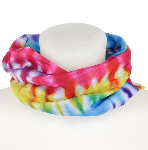 Loop schal sommer regenbogen - loop-schal,